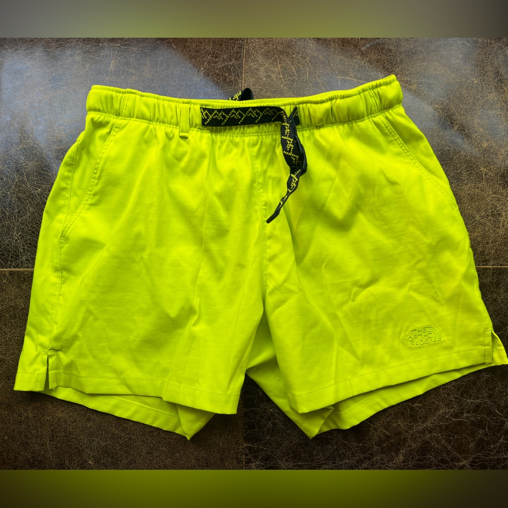 Neon The North Face athletic shorts - never worn